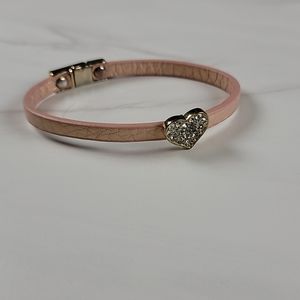 Crystal heart bracelet
